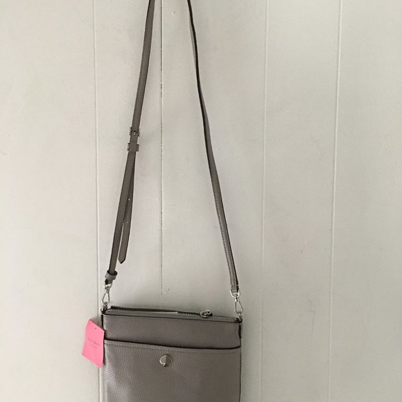 Kate Spade New York Polly Small Swing Pack - True Taupe/Sliver - Picture 2 of 3